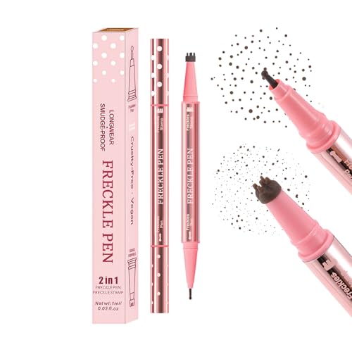 2-in-1 Freckle Pen Stamp - Waterproof Sun-Kissed Makeup
