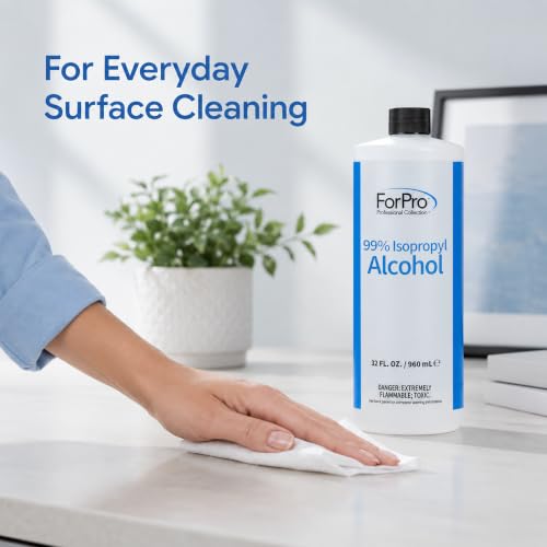 ForPro 99% Isopropyl Alcohol (IPA) – 32 Fl Oz, Pure & Unadulterated