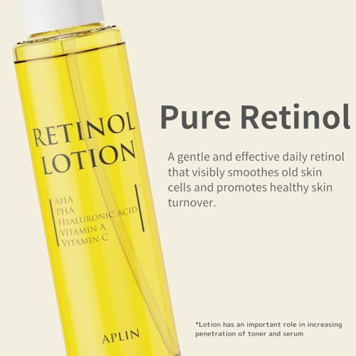 aplin RETINOL LOTION/Skin Moisturizer/Facial Moisturizers Official/Korean Cosmetics/Korean Skin Care/RETINOL