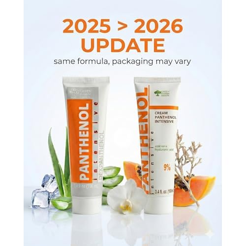 9% Panthenol Barrier Repair Cream - Redness Relief Moisturizer | Post Acne, Laser, Facelift & Burn Care | Soothing Skin with Aloe & Hyaluronic Acid ? Tattoo & Irritation Care, 3.4Oz