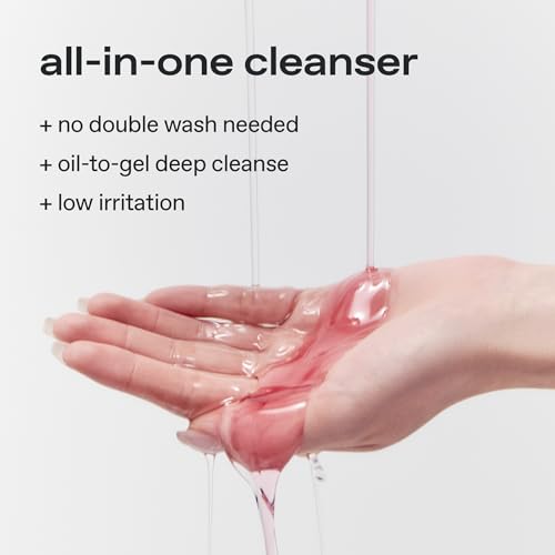 glow guava facial cleanser | oil?gel hybrid all?in?one cleanser | hypoallergenic | deep cleanse with guava extract & botanical oils | lightweight micellar texture for smooth skin | 6.4 fl?oz
