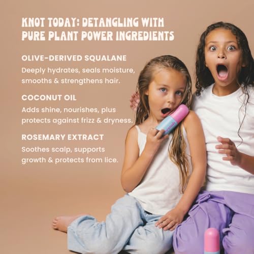 Nemah Kids Leave-In Conditioner & Detangler Spray, 4 oz