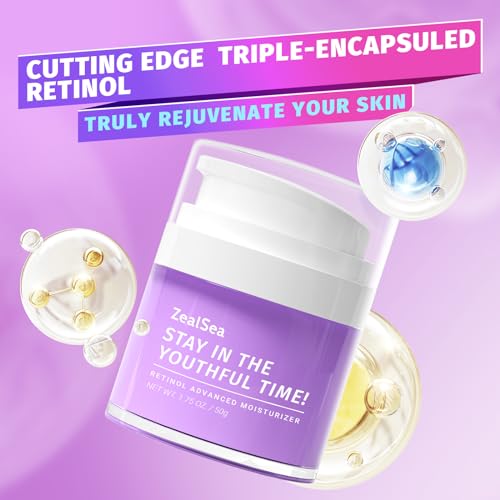 Zealsea Hydration Boost and Renewal Set: 2% Hyaluronic Acid Serum and Anti-aging Retinol Cream Revitalize Youthful Radiance.