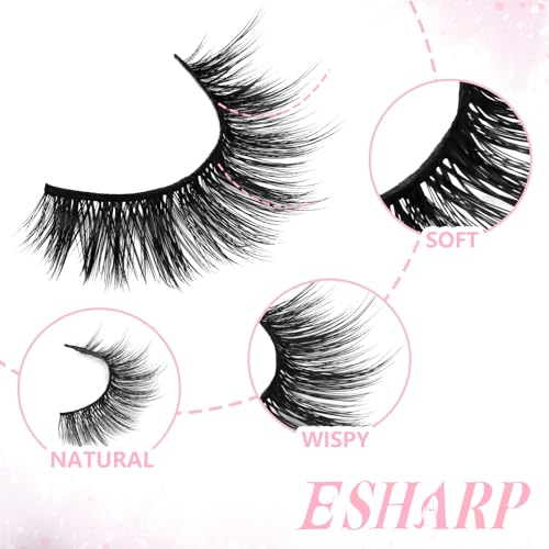 Anime Manga False Eyelashes 3D Volume 16mm 7 Pairs Pack