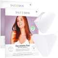 Silc Skin Decollette Pad Medical Grade Chest Wrinkle Patches For Sleep Lines And Sun Damage, Reusable Silicone Chest Pad, Holiday Beauty Gift For Women, 60 Day Supply
