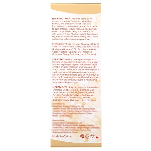 LEPONIX After Shave Oil for Women - 2025's Strawberry Vanilla Revolution (Not Grandma's Shave Oil) - Post Shave Treatment Prevents Ingrown Hairs & Razor Burn - Razor Bumps Treatment for Women - 100ml