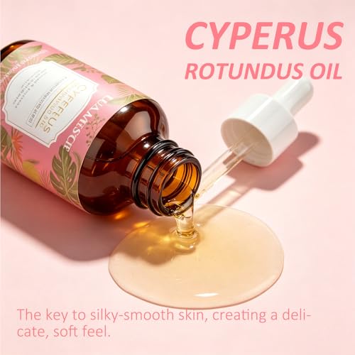 Cyperus Rotundus Hair Growth Reducing Oil for Face & Body - 2oz Organic
