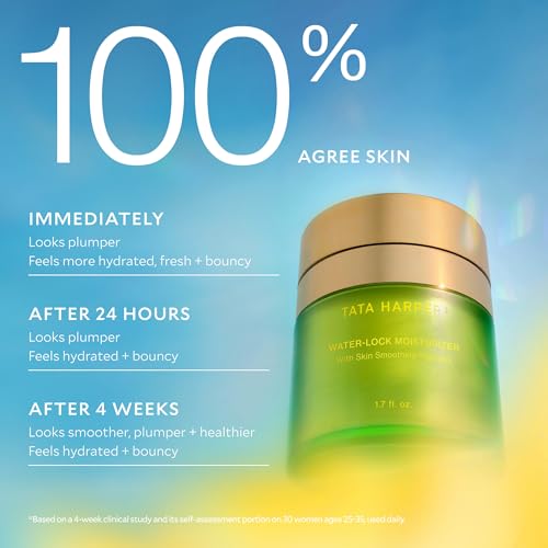 Tata Harper Water-Lock Moisturizer, Lightweight, Silicone-Free Hydrator, 100% Natural, Made Fresh in Vermont