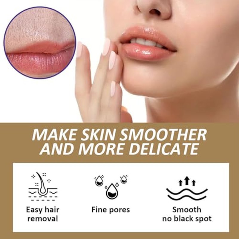 Coconut Oil Facial Hair Removal Cream for Sensitive Skin