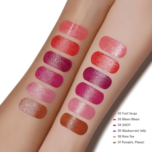 Oulac Reddish Brown Lipstick & Blush Duo - Glossy, Vegan