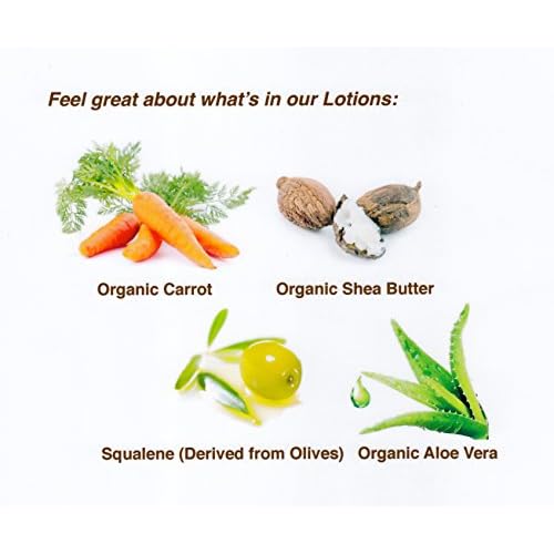 SPF 15 Sunscreen Deep Golden Tanning Organic Carrot Lotion 8.5 Ounces