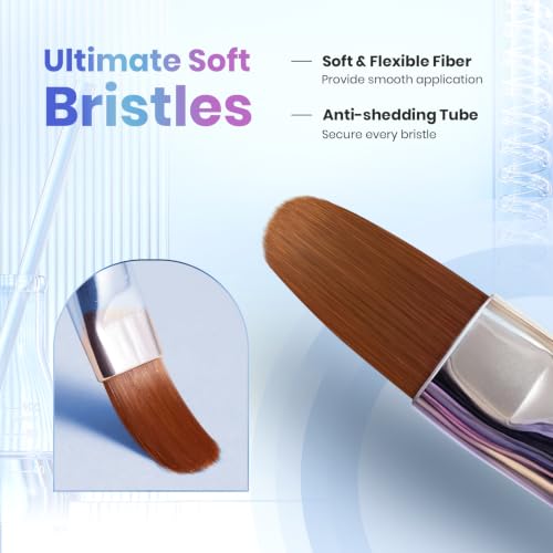Beetles 6-Piece Nail Art Brush Set - Gel Polish Liner & Dotting Pens