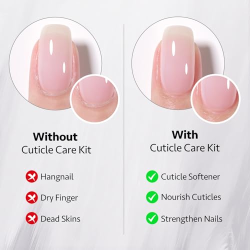 GAOY Cuticle Care Kit - Cuticle Oil & Cuticle Remover Gel (2 x 20ml)