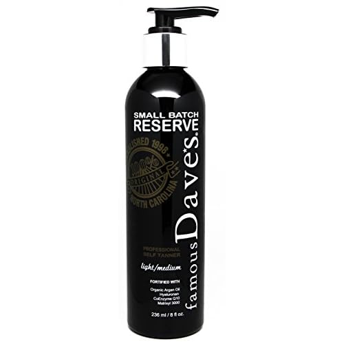 Dave¡¯s Self Tanner Natural Light/Medium Sunless Tanning Anti-Aging Lotion. All Skin Types