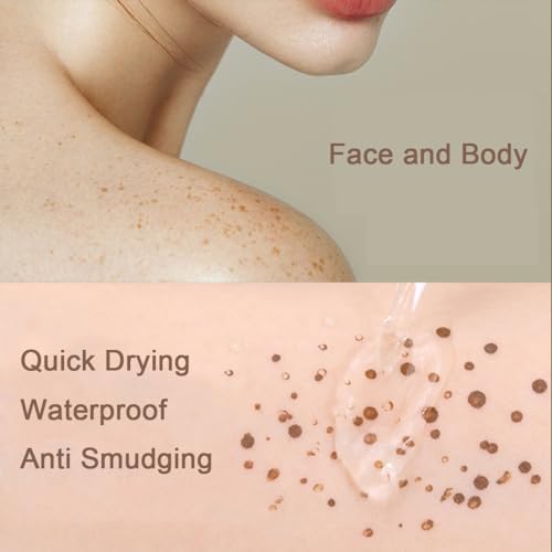 Freckle Stamp Pen Waterproof Fake Freckles Makeup - Saddle Brown