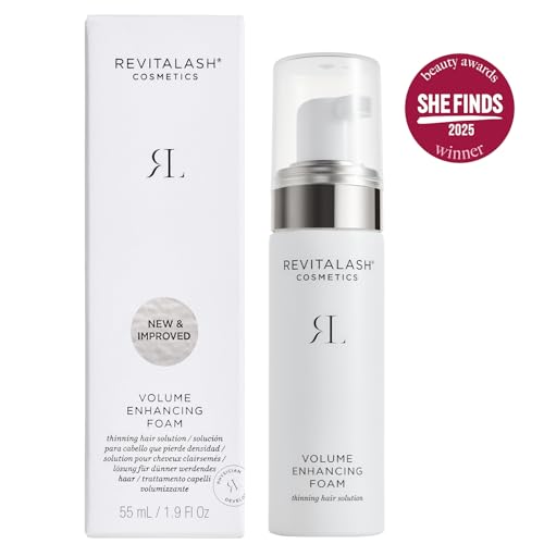 RevitaLash Volume Enhancing Hair Foam Solution 1.9 Fl Oz - Cruelty-Free, Physician Developed, Thinning Hair Treatment