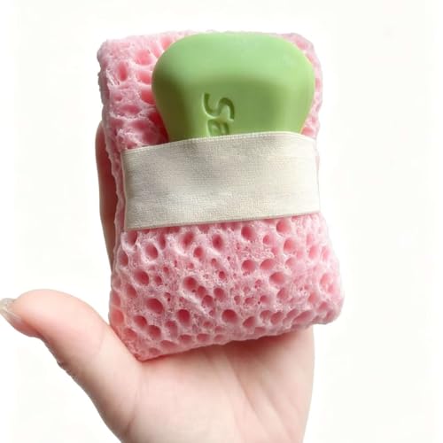 Honeycomb Soap Saver Bag – Cotton Mesh Foaming Net for Bar Soap