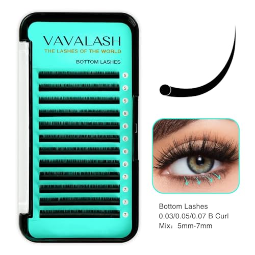 VAVALASH Bottom Lash Extensions 0.1mm 5-7mm Mixed