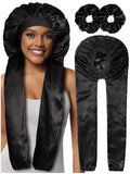 Satin Pantyhose Bonnet for Braids & Long Hair - Heniho