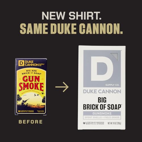 Duke Cannon Supply Co. Big Brick of Soap Bar for Men, Variety Pack (Bourbon, Sawtooth, Midnight Swim, Naval Diplomacy, High Country & Gun Smoke) - All Skin Types, 10 oz. (6 Pack)