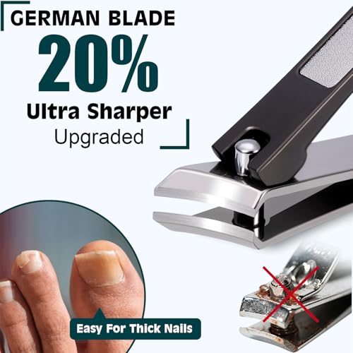 Heavy Duty Toenail Clippers Set for Thick Ingrown Nails