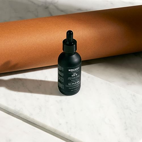 Brickell Men's Argan Oil Hair Treatment - Lightweight Hydrating Oil