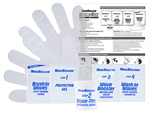 WAVEBUILDER Wave-Tex 3-Step Hair Texturizer Kit for Deep 360 Waves