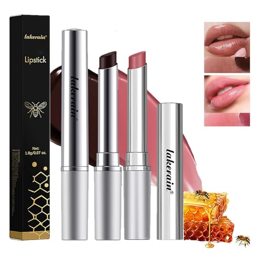 2-Pack Tinted Lip Balm with Honey - Hydrating Sheer Color