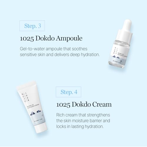 ROUND LAB Dokdo 1025 Hydrating 4-Step Skincare Mini Kit