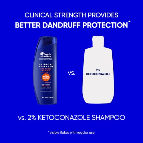 Head & Shoulders Clinical Strength Dry Scalp Rescue Shampoo & Conditioner Set with 1% Selenium Sulfide