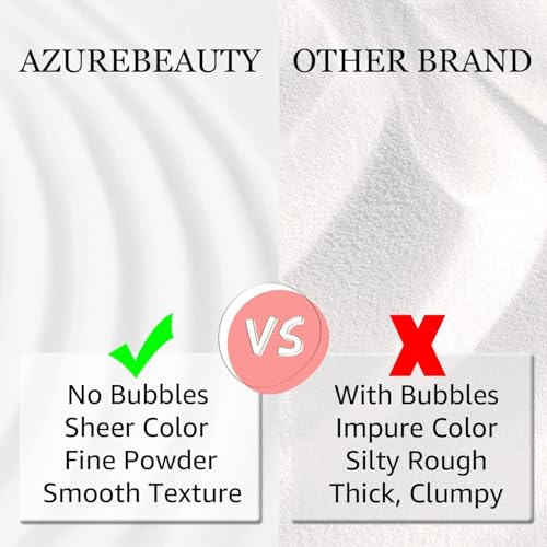 AZUREBEAUTY Clear Nail Dip Powder - 1oz Crystal Clear Builder Powder