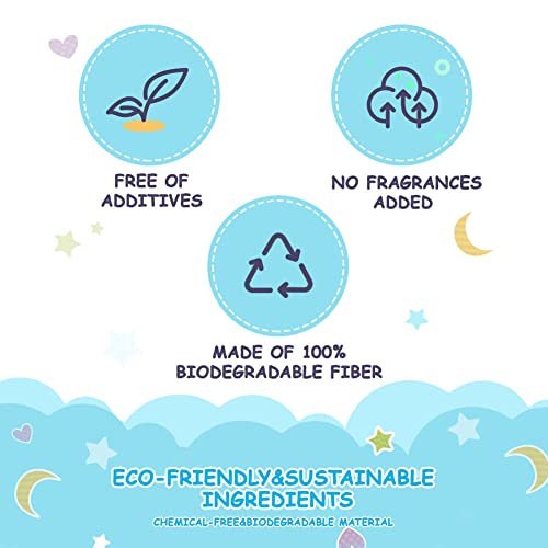 Orighty Baby Dry Wipes - 600 Count Unscented & Chemical-Free