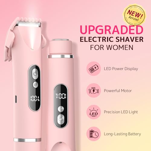 CoolHair Bikini Trimmer for Women - Electric Razor for Sensitive Skin