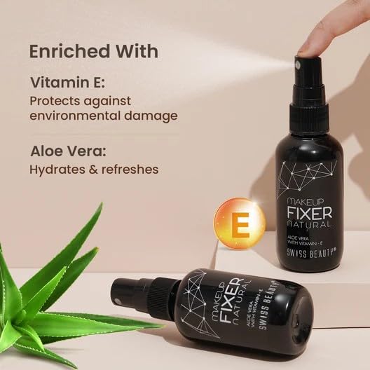 Swiss Beauty Makeup Fixer Spray with Aloe Vera
