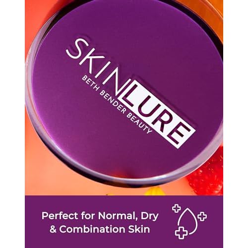 SKINLURE Hydrating Face Moisturizer with Vitamin C & Hyaluronic Acid | Anti Aging Facial Moisturizer for Dry Sensitive Skin | Revive Face Moisturizer w/Algae Extract, Peptides, and Nourishing Oils