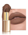 Brown Velvet Matte Lipstick - Long Lasting Waterproof Gloss