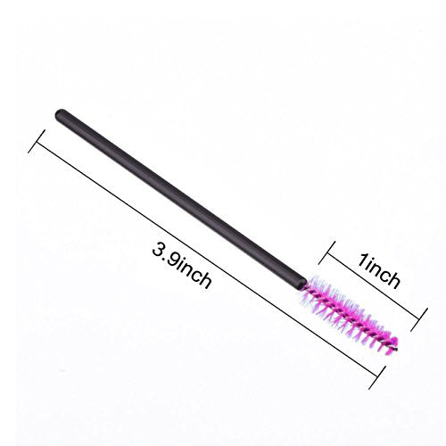 Disposable Eyelash Brush Wands 200 Pack for Lash & Brow Extensions, Mascara, Makeup