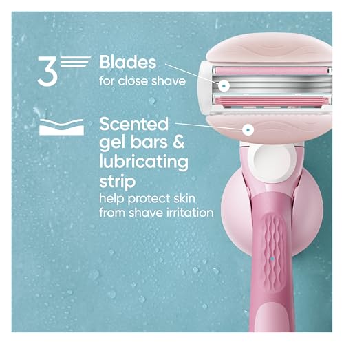 ComfortGlide Women's Razor Blade Refills with Shave Gel Bars - 8 Count