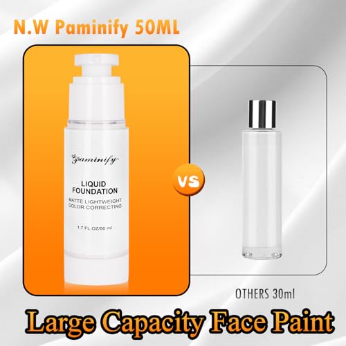 Clown White Foundation 50ml - Waterproof Halloween Face Paint