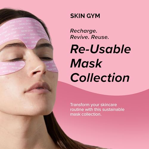 Reusable Silicone Eye Patches & Forehead Mask Set for Hydration & Skin Absorption | SKIN GYM