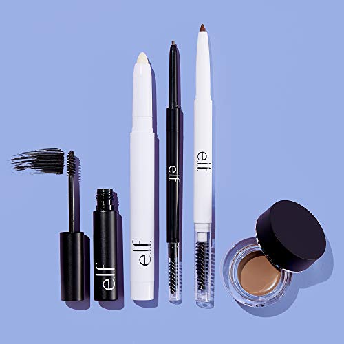 e.l.f. Shape & Stay Brow Pencil Clear, 0.04 oz (Pack of 3)