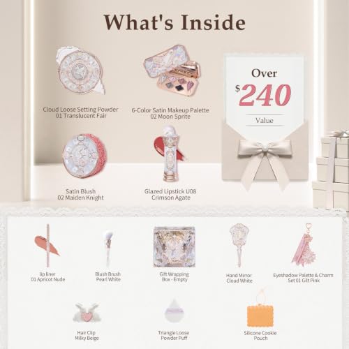 Flower Knows Knight Unicorn Mini 12-Piece Makeup Gift Set