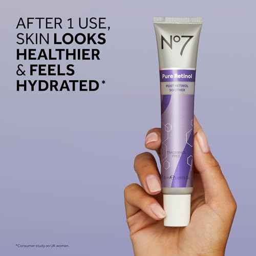No7 Pure Retinol Post-Treatment Soother ? Soothing Face Cream to Support Retinol Tolerance ? Ceramides & Bisabolol for Hydration (1.69 fl oz)
