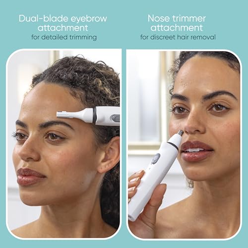 Conair GIRLBOMB All-in-One Face/Body Trimmer and Shaver Set for Women, Wet/Dry, Rechargeable