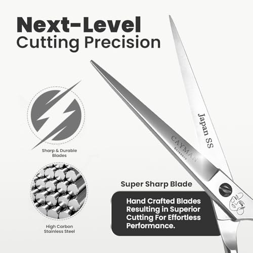 Cayman 6.5" Professional Hair Scissors, 420 Stainless Steel