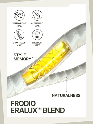 Frodio 26-Inch Curly Wig with Bangs - 200% Density Glueless Headband Wig