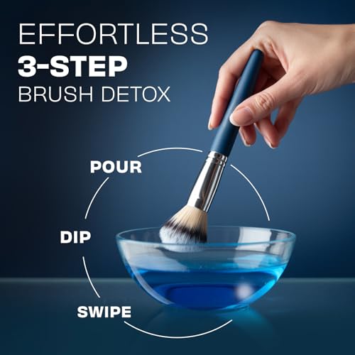 Original Makeup Brush Cleaner - Professional Cleanser for Makeup Brushes - Quick-Drying, Rinse-Free Formula - Removes Stubborn Waterproof Make Up, 2 oz