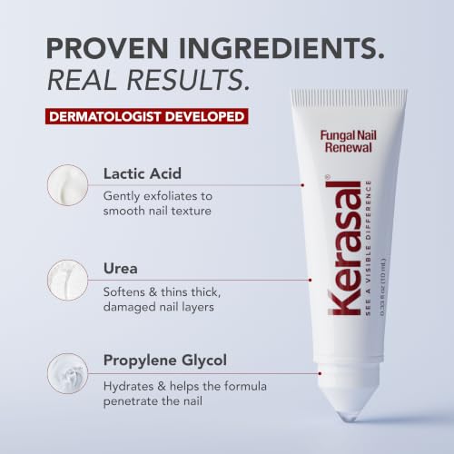 Kerasal Fungal Nail Renewal & Files Pack - 0.33 Fl Oz, Discolored & Damaged Nails
