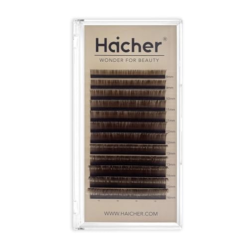 Brown Lash Extensions 0.05 D Curl 8-16mm Mix