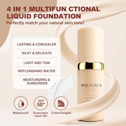 Ultrablend 4-in-1 Foundation with SPF 50 | Waterproof Liquid Makeup